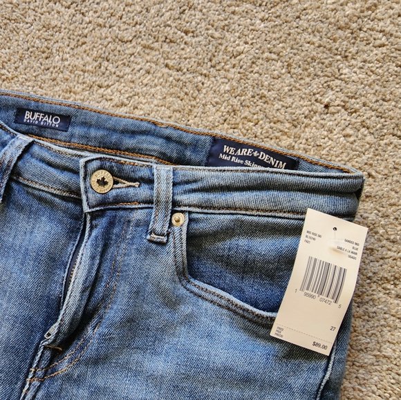 Buffalo David Bitton Alexa Mid Rise jeans size 27 - Picture 3 of 4